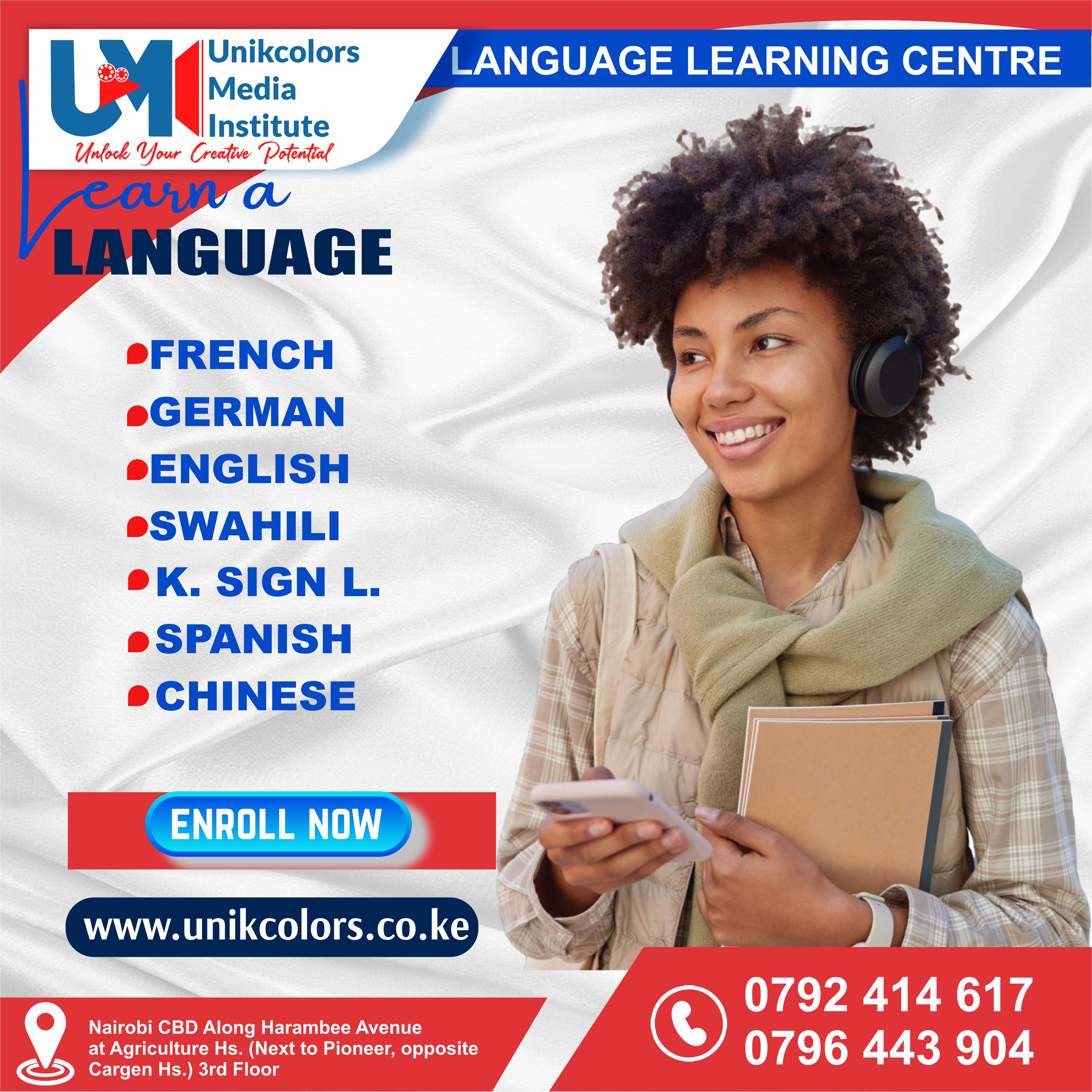 LANGUAGE TRAINING CENTRE - GERMAN | ENGLISH | FRENCH | CHINESE | SPANISH | SWAHILI | KENYA SIGN LANG